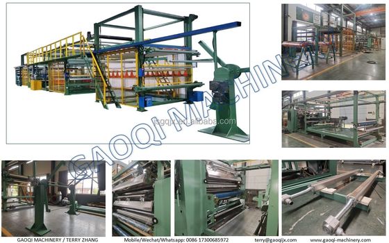 15000mm*2450mm*3800mm Машина для ламинирования пламенем для ламинирования пламенем