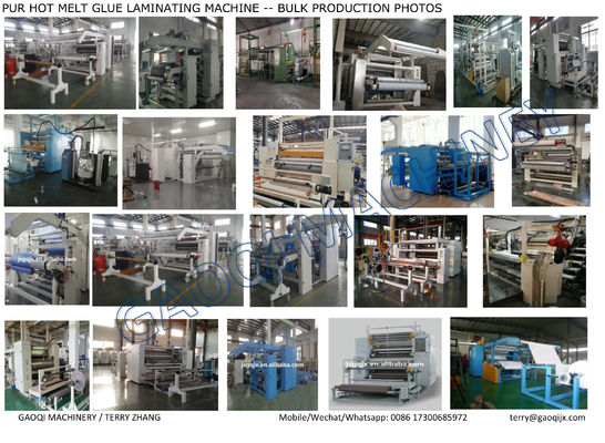 PUR Textile Hot Melt Glue Laminating Machine с преимуществом защиты окружающей среды